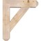 Ekena Millwork Traditional Craftsman Smooth Bracket w/ Offset Brace, Douglas Fir, 7 1/2"W x 28"D x 32"H BKT0806X28X32TRA04SDF - alternate 4
